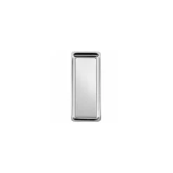 Plat angles arrondis inox 55 x 22 x 4 cm
