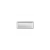 Plat angles coupés inox 42 x 18 x 1,5 cm