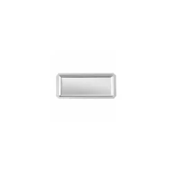 Plat angles coupés inox 42 x 18 x 1,5 cm
