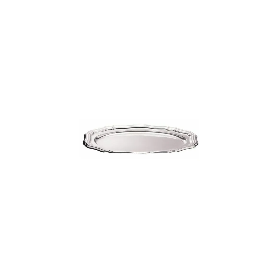Plateau argenté PET 59 x 31 cm - par 50