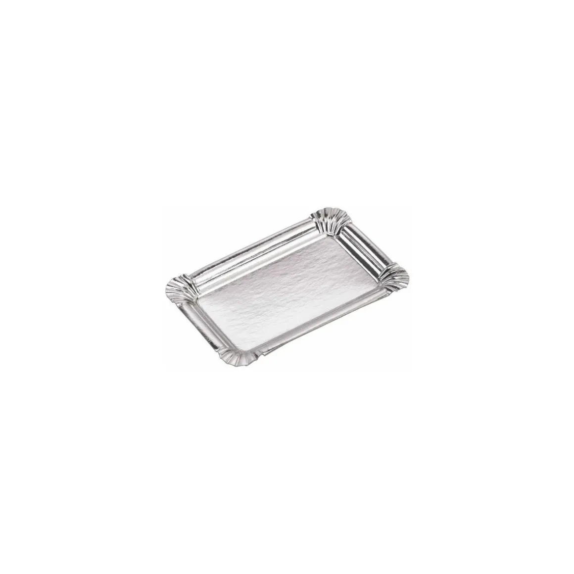 Plateau à ballotine argent 220 x 150 mm - par 100