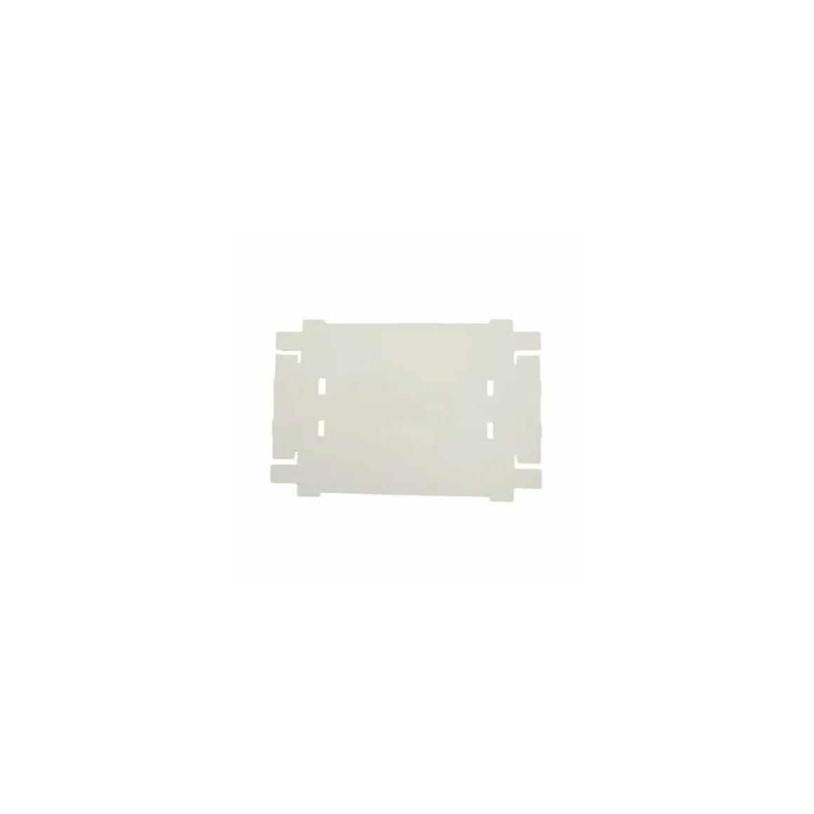 Plateau de transport carton blanc 64 x 42 x 10 cm - par 50