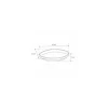 Plateau fruits de mer ovale 70 x 40 cm - par 25
