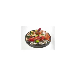 Plateau fruits de mer rond noir ø 50 cm - par 20
