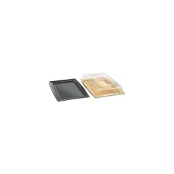 Plateau noir PET 46 x 30,5 cm - par 5