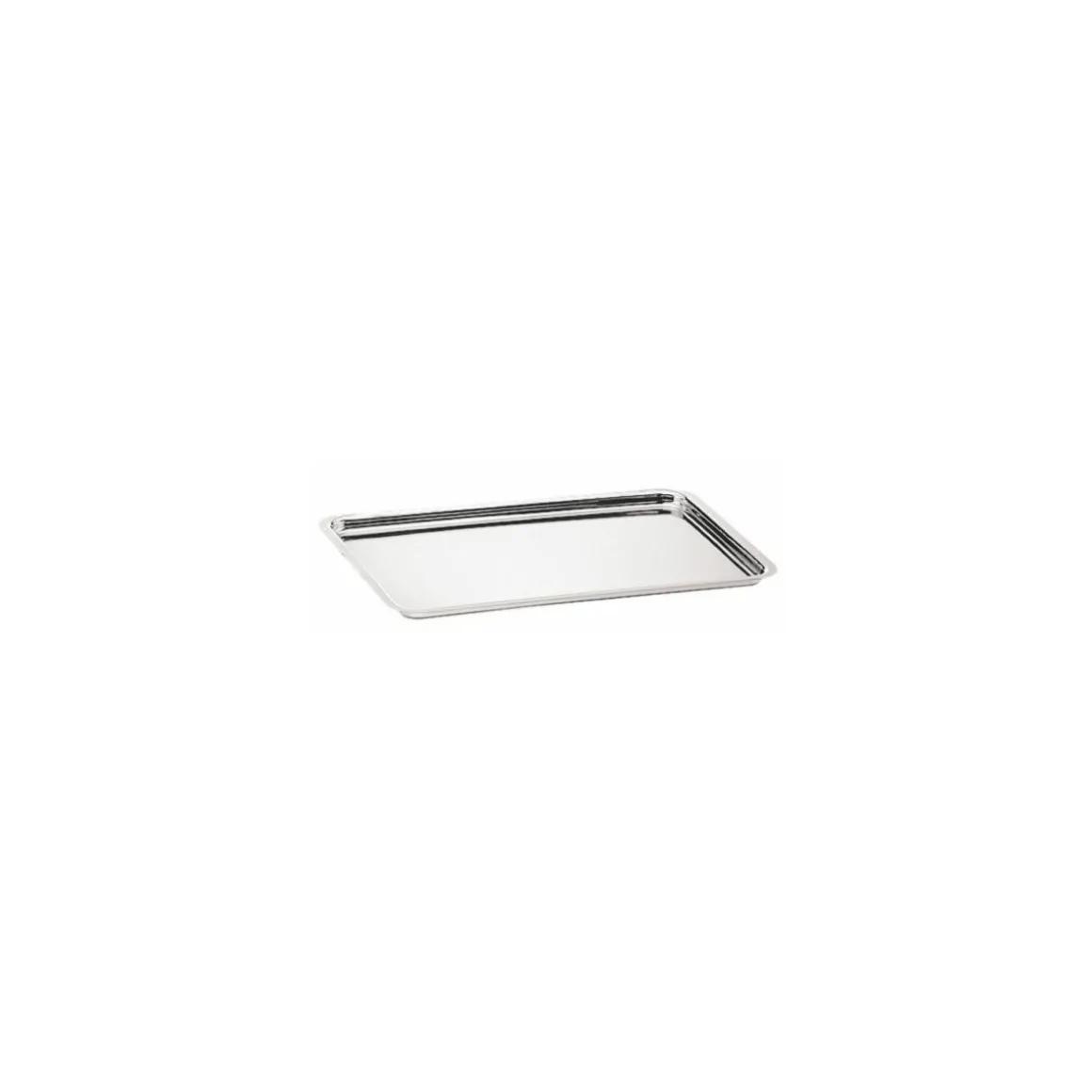 Plateau patissier inox 18 x 13 cm