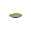 Plateau penché Frida mélamine bois/noir ø 31,5 cm