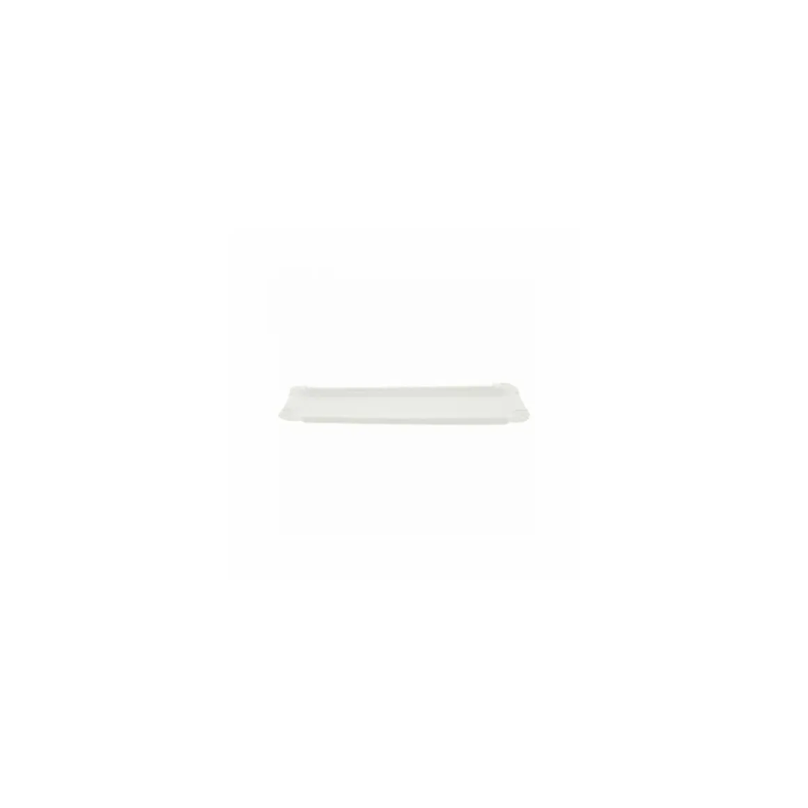 Plateau ravier carton blanc format "hot-dog" 23 x 8 cm - par 250