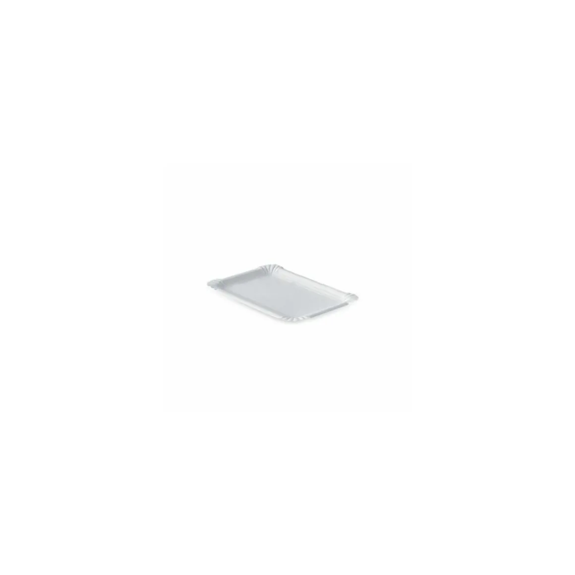 Plateau ravier carton blanc 14 x 21 cm - par 50