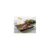 Plateau repas 7 compartiments RPET noir + couvercle - par 5