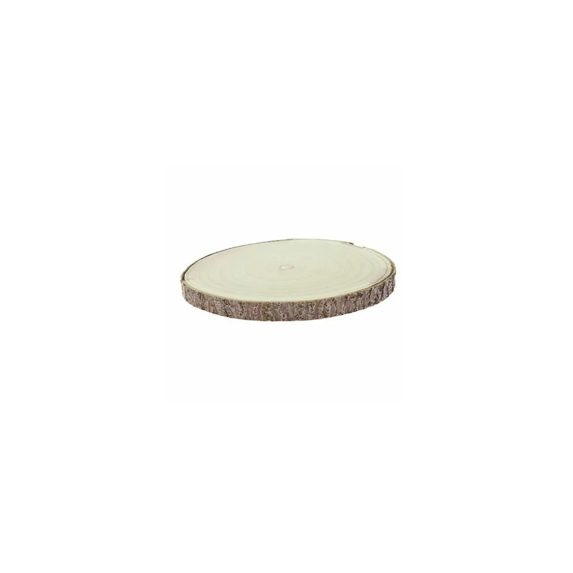 Plateau rondin bois ø 25 x 2 cm - par 12