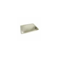 Plateau traiteur carton classique argent 25 x 34 cm - par 25