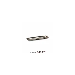 Plateau traiteur rectangulaire métallisé 19 x 6 cm - par 20
