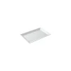 Plat glacière mélamine blanc 29 x 19 x 2 cm