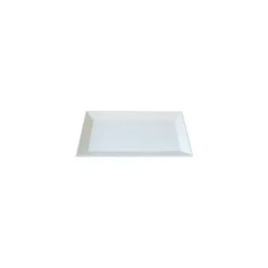 Plat glacière mélamine blanc 30 x 16,8 x 2 cm