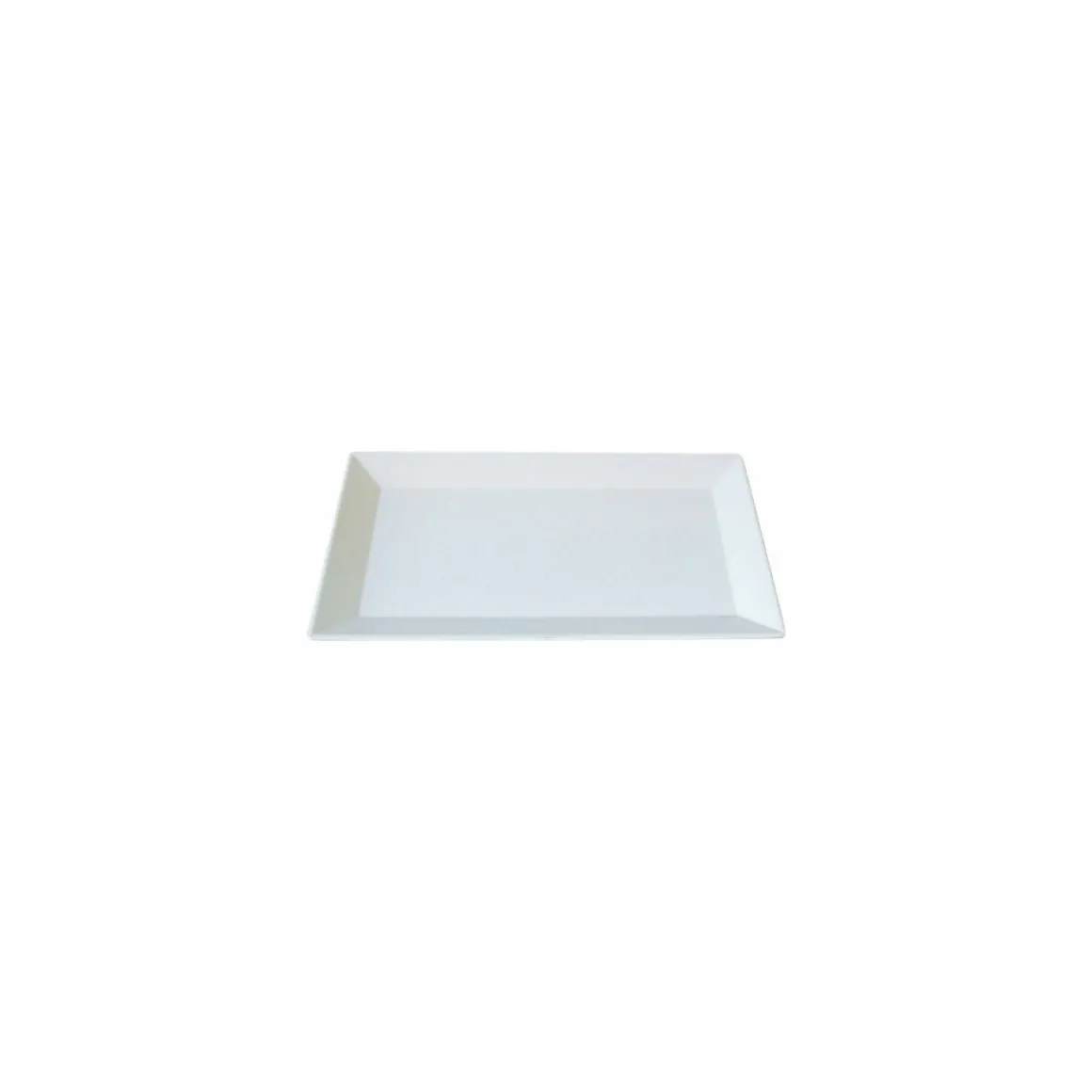 Plat glacière mélamine blanc 30 x 16,8 x 2 cm