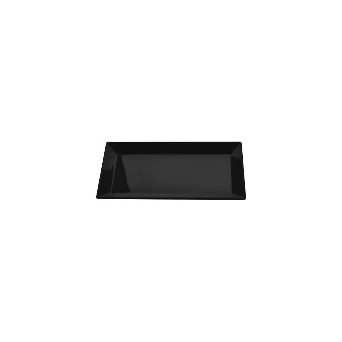 Plat glacière mélamine noir 26 x 16,5 x 2 cm