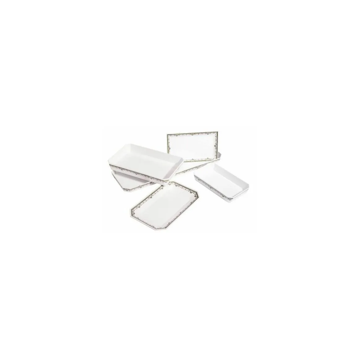Plat glacière mélamine Pompadour 35 x 16,5 x 2 cm