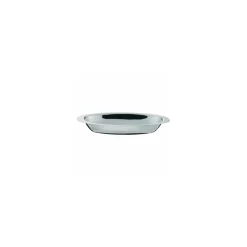 Plat gratin ovale inox 23 x 13,5 x 3 cm