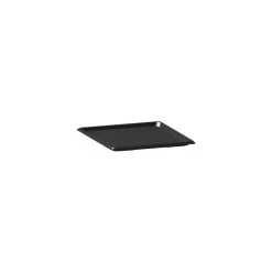 Plat mélamine noir GN 2/5 53 x 20 x 2 cm