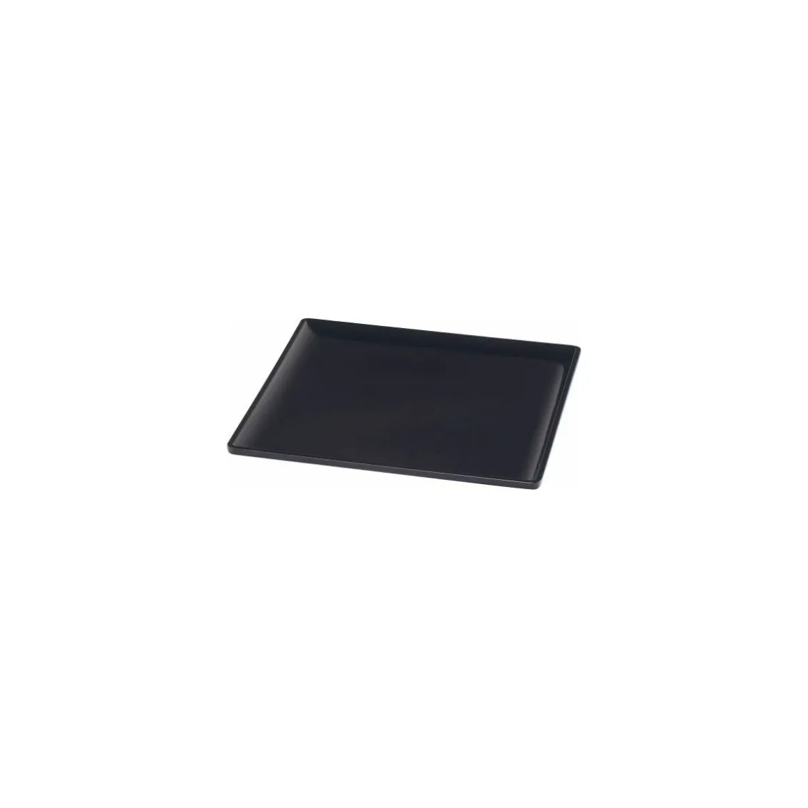 Plat mélamine noir Vestah GN 1/2 H. 1,2 cm