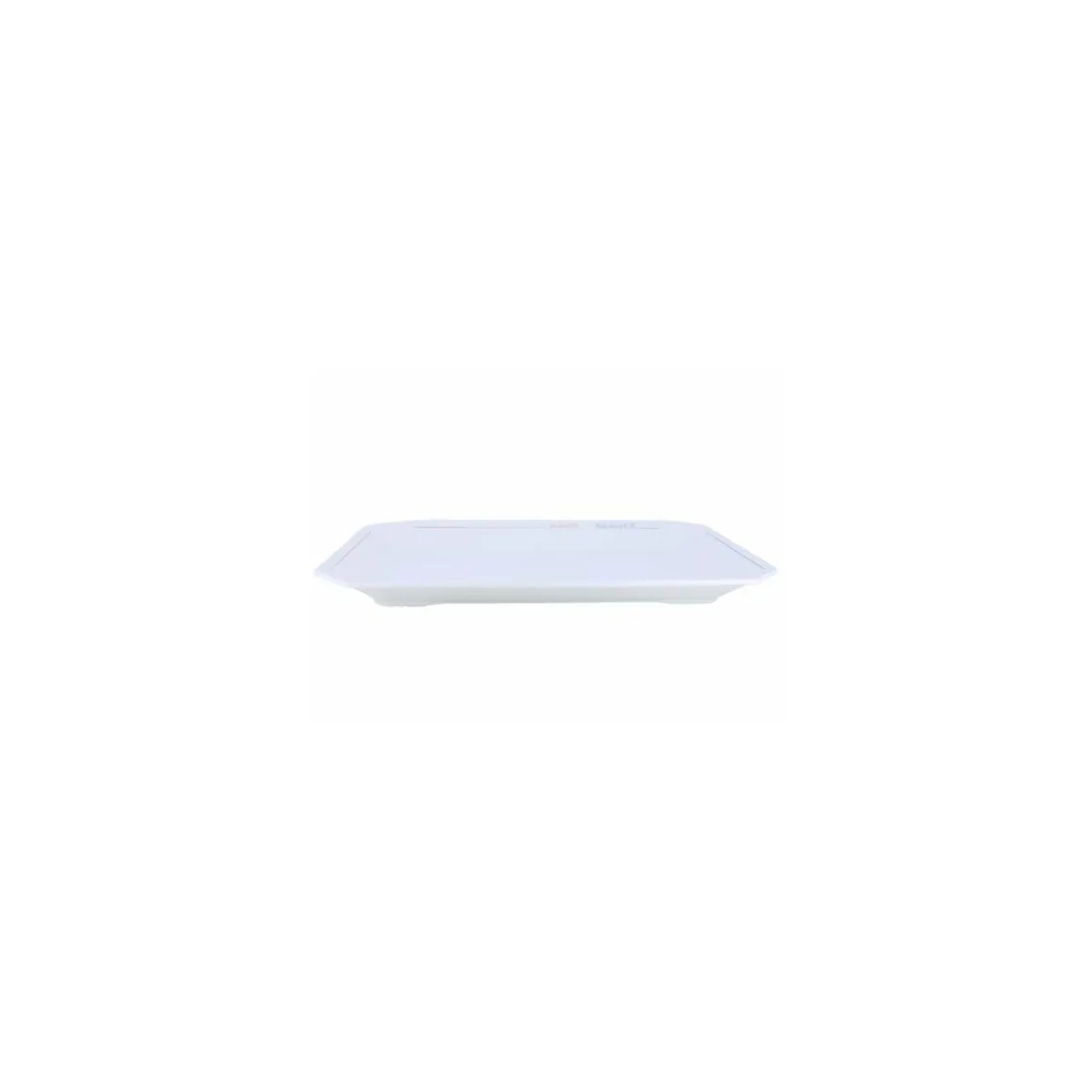 Plat octogonal mélamine fabriqué en France 34 x 23 x 3 cm