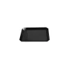 Plat octogonal mélamine noir 40 x 30 x 3 cm