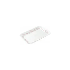 Plat octogonal mélamine pièce du boucher 34 x 23 x 3 cm