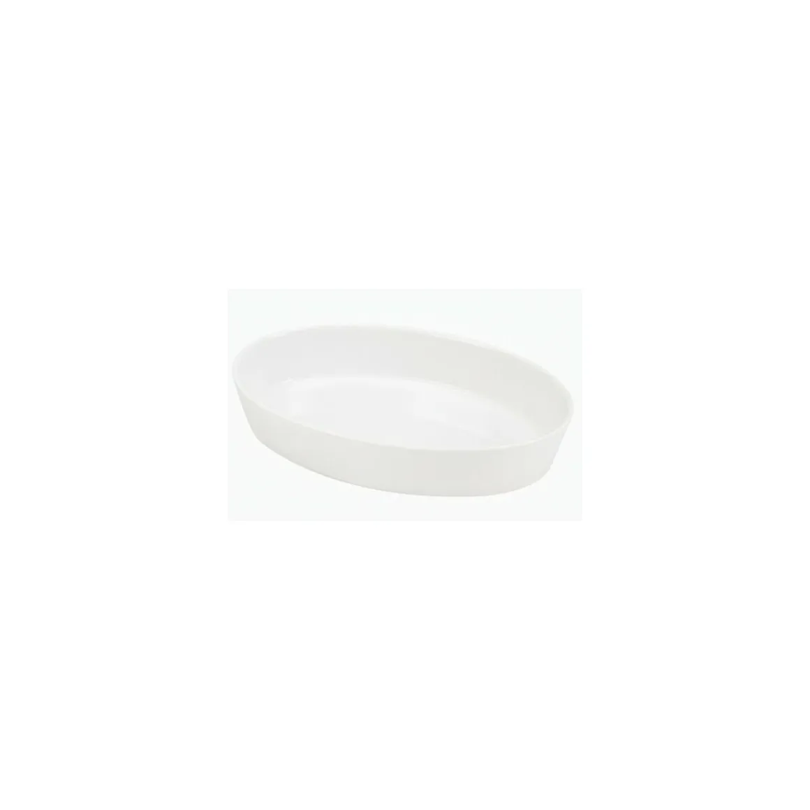 Plat ovale porcelaine 37,5 x 26,8 x 6,2 cm