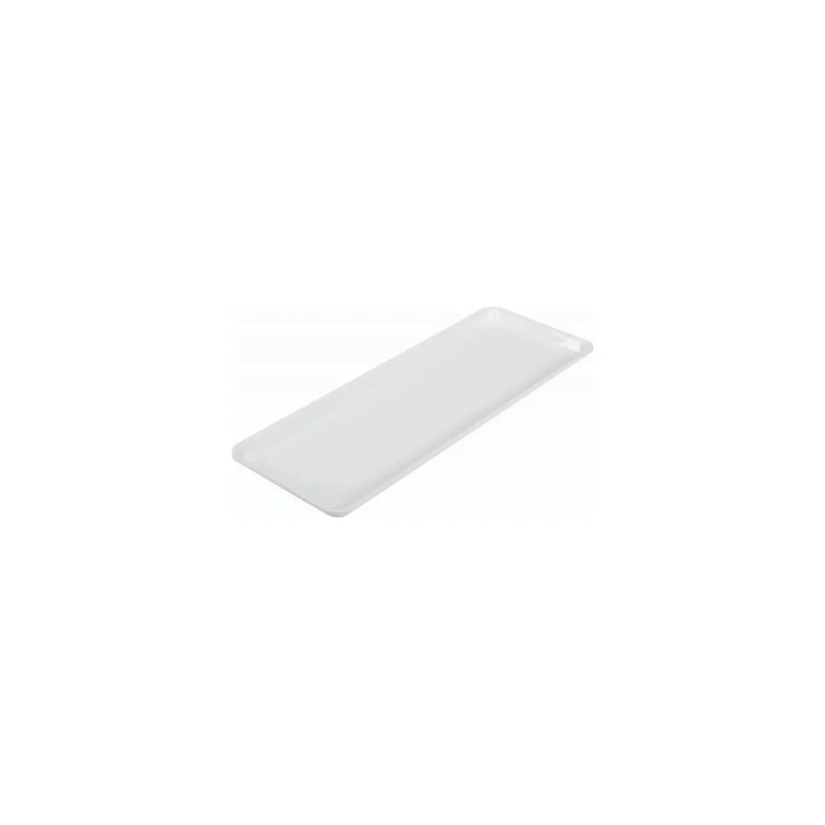 Plat plexi GN 2/5 blanc H. 1,7 cm 53 x 20 cm