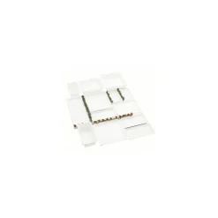 Plat plexi GN 1/4 blanc H. 1,7 cm 26,5 x 16,2 cm