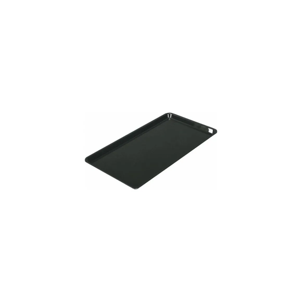 Plat plexi GN 3/4 noir H. 1,7 cm 48,7 x 26,5 cm