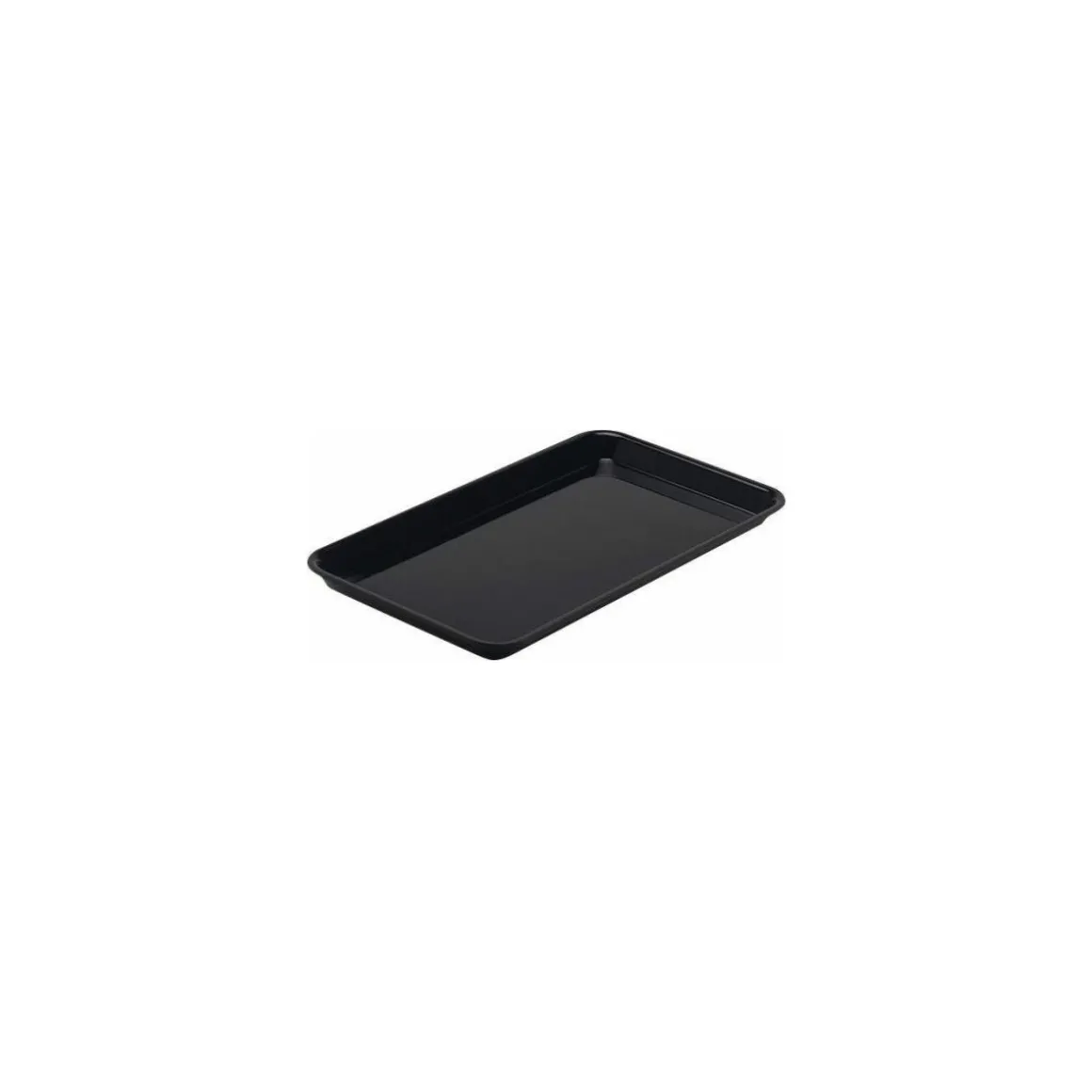 Plat plexi GN 1/3 noir H. 1,7 cm 32,5 x 17,6 cm