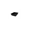 Plat plexi rectangulaire noir 28 x 21 x 6 cm