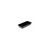 Plat plexi rectangulaire noir 28 x 14 x 5 cm