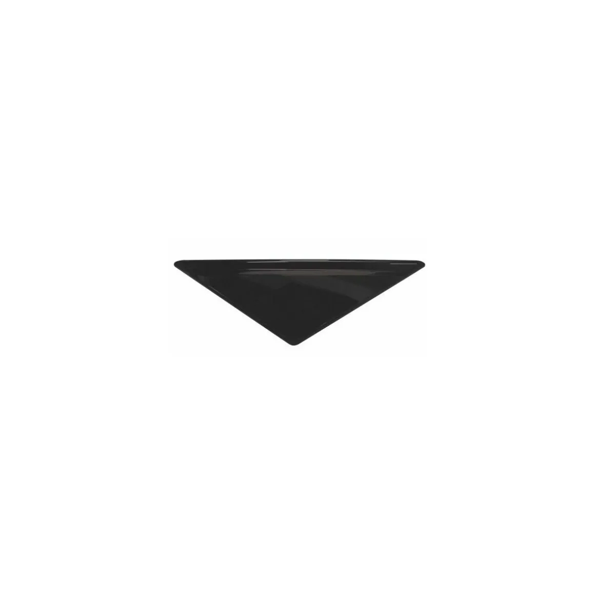 Plat plexi triangle noir 56,5 x 40 x 1,7 cm