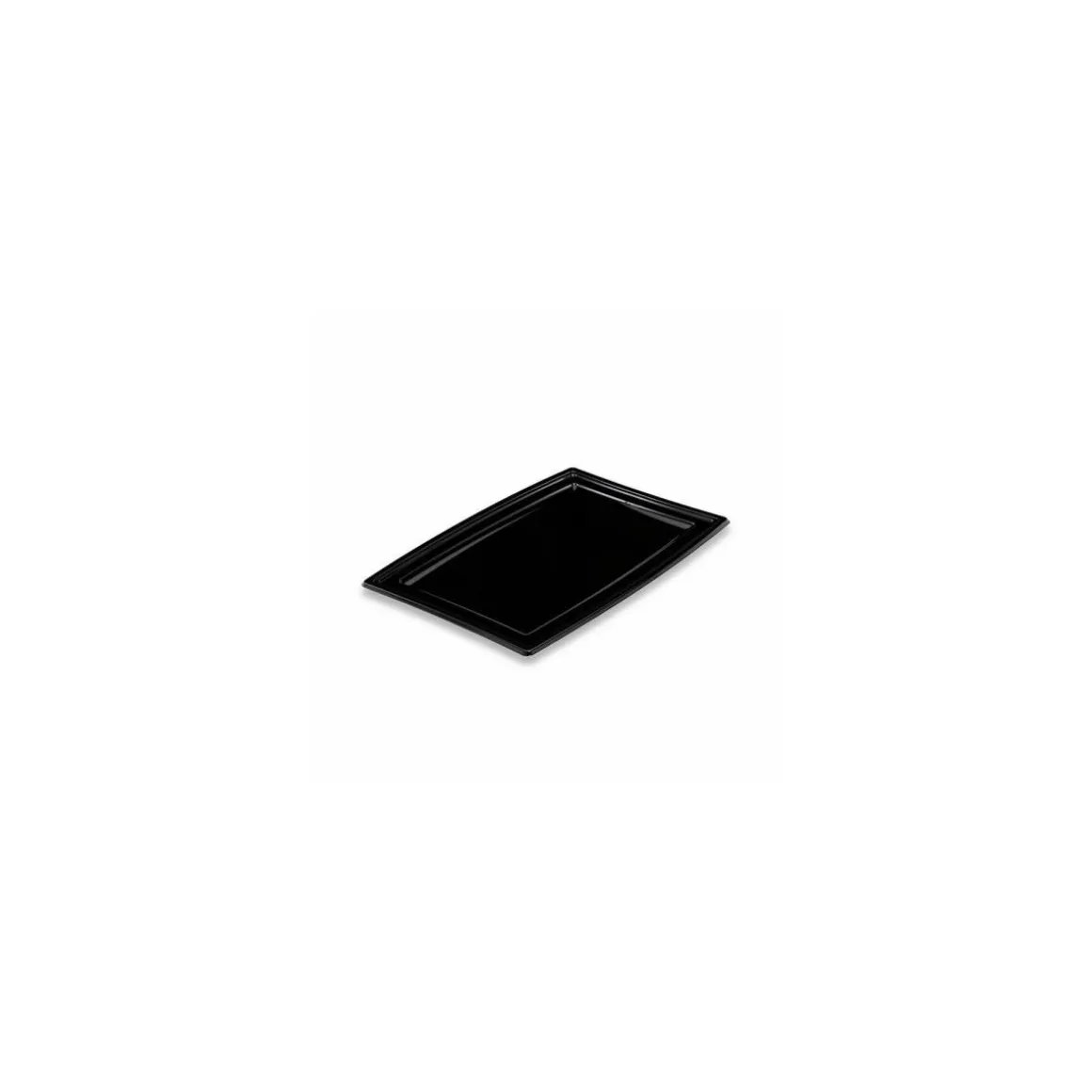 Plat présentation PS noir 36 x 25,3 mm - par 5