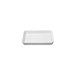Plat ravier mélamine blanc 33,5 x 20 x 4,5 cm
