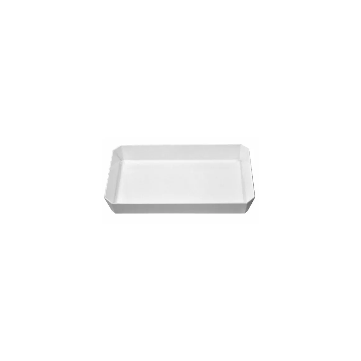 Plat ravier mélamine blanc 33,5 x 20 x 4,5 cm