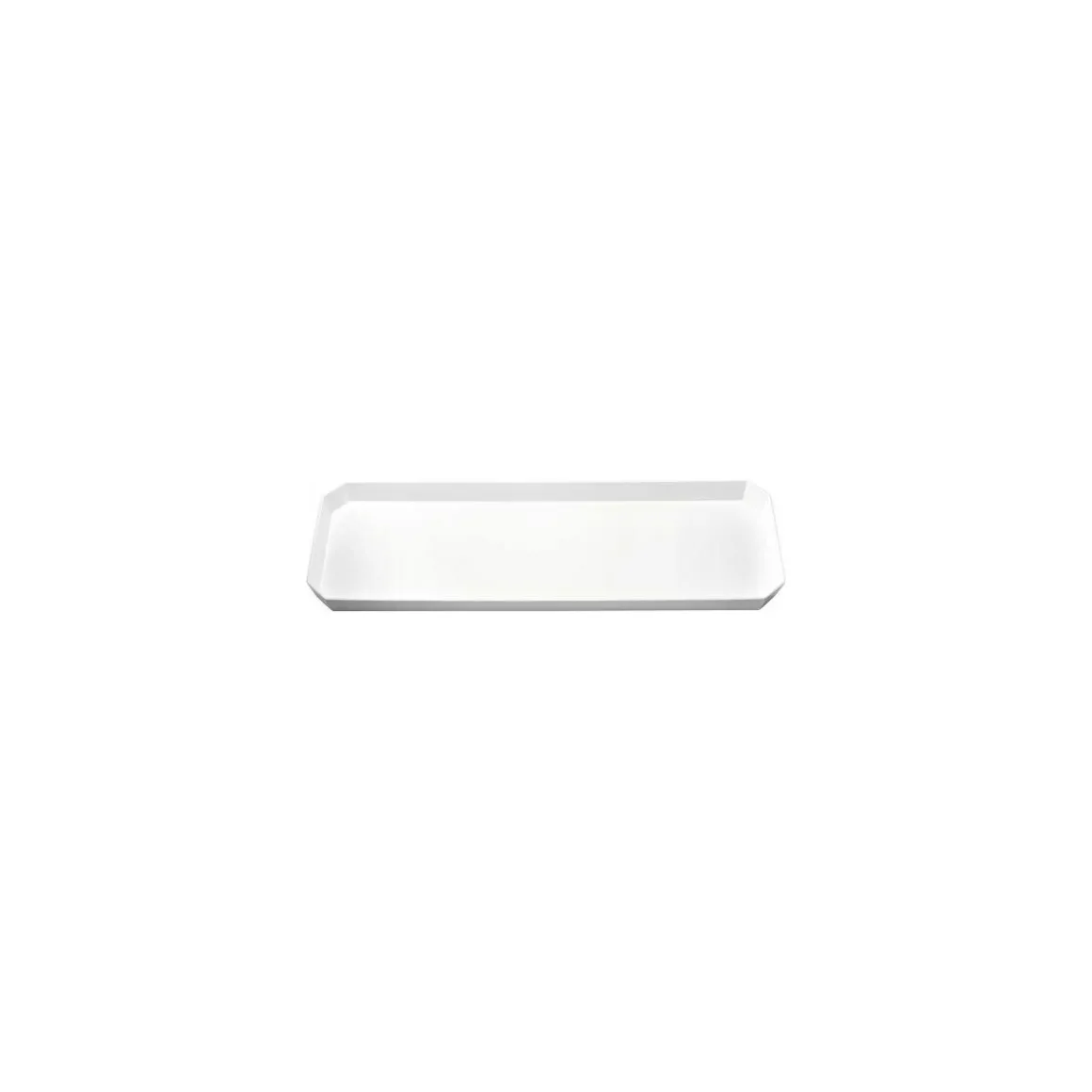Plat ravier mélamine blanc 56 x 19 x 3,5 cm