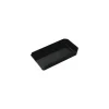 Plat ravier mélamine noir 26 x 14,2 x 4,5 cm