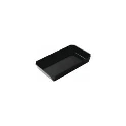 Plat ravier mélamine noir 29,5 x 17 x 4,5 cm