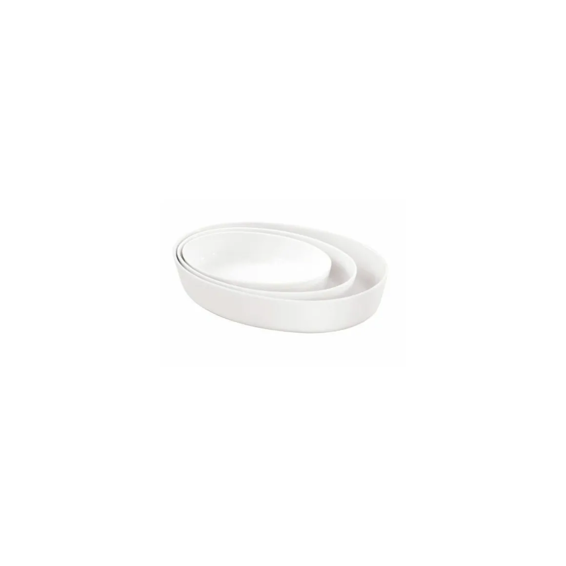 Plat sabot porcelaine 24 x 16,5 x 5 cm