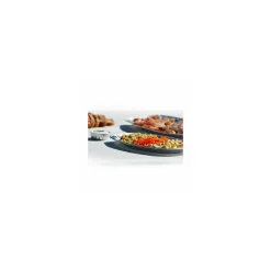 Plat traiteur ovale en aluminium 35 x 24 cm - par 10