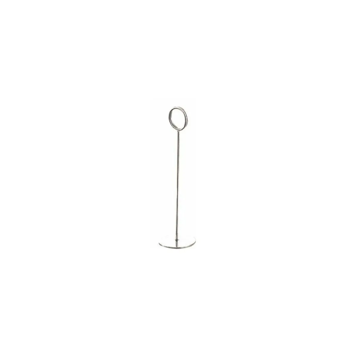 Porte étiquette inox à pied 12 cm - par 10