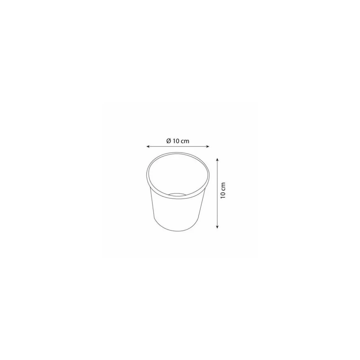 Pot carton blanc 480 ml - par 25