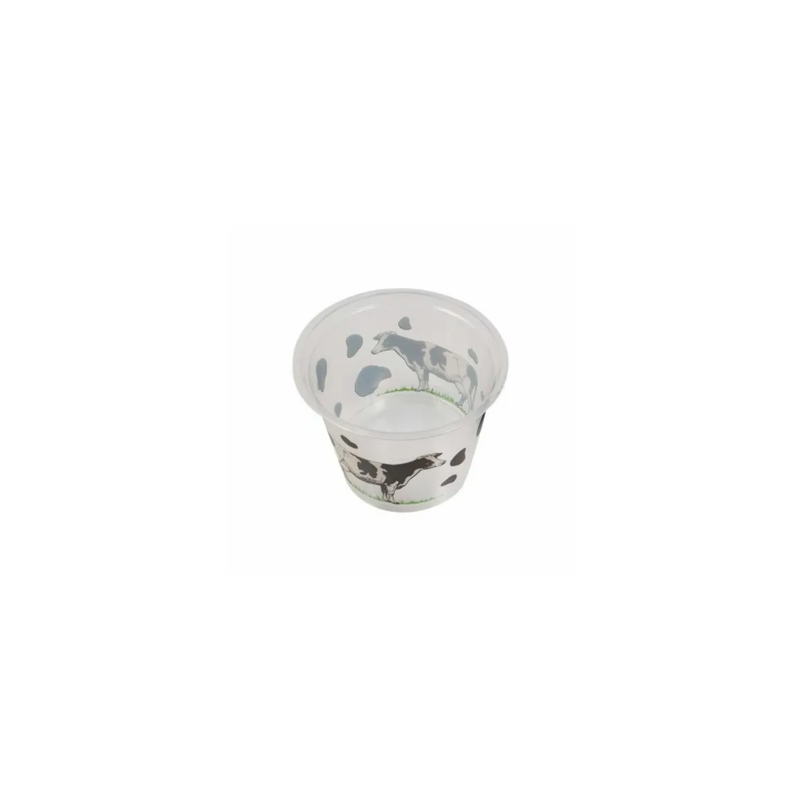 Pot à crème fraiche décor vache 50 cl - par 250