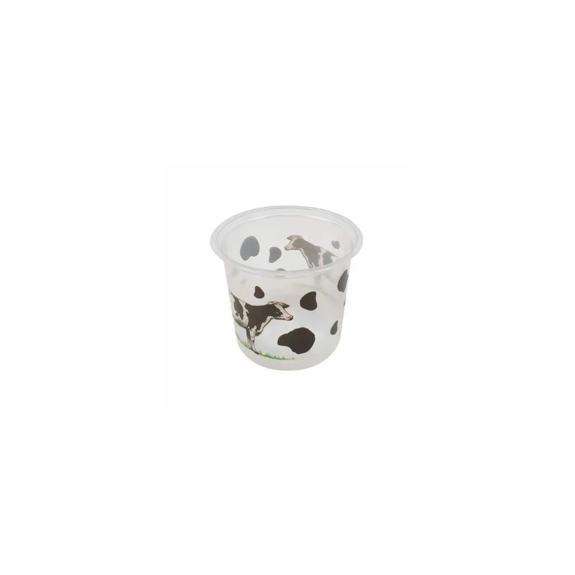 Pot à crème fraiche décor vache 50 cl - par 250
