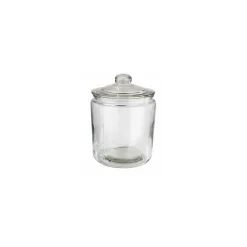 Pot en verre 4L avec couvercle ø 18 cm