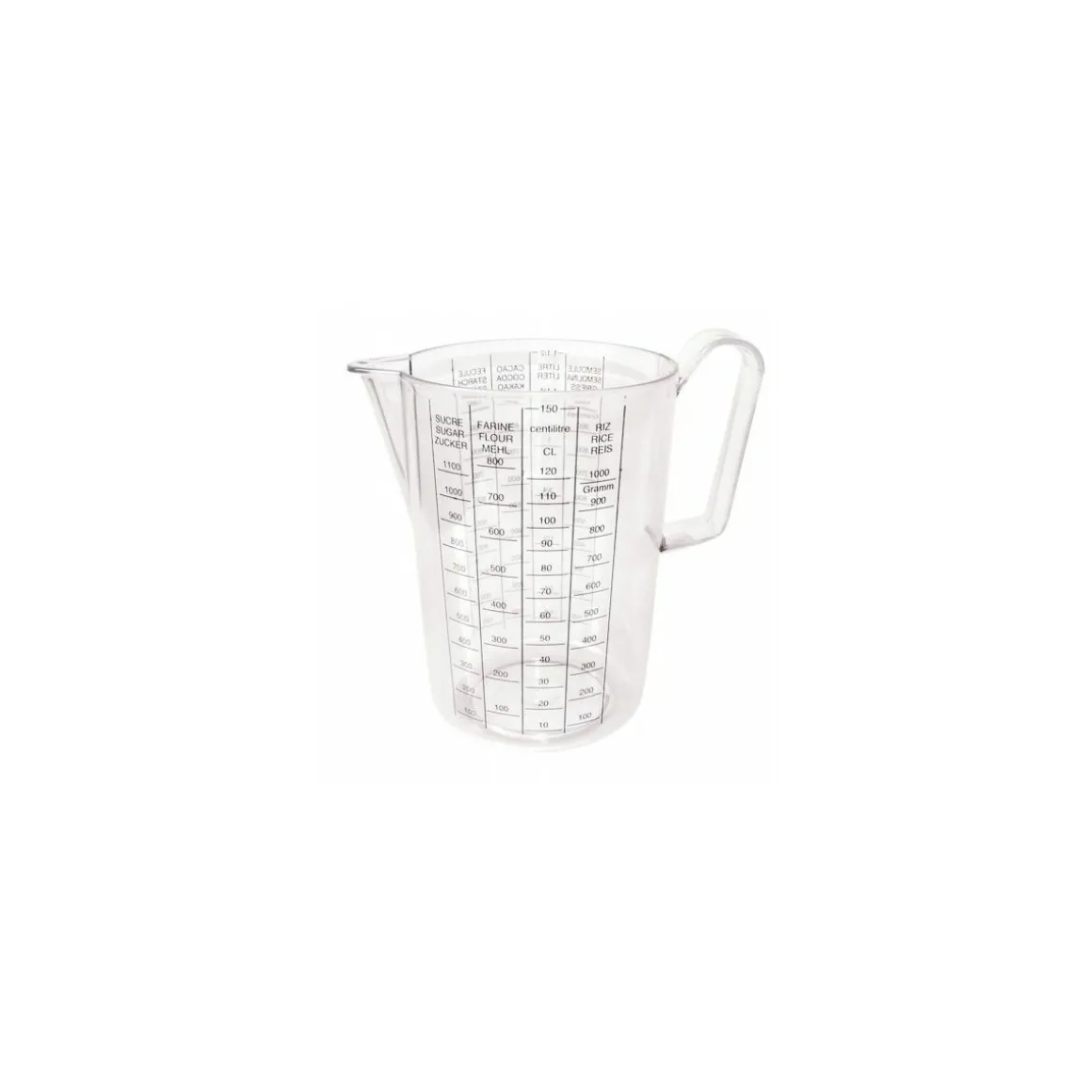 Pot gradué plastique 150 cl